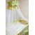 Sešdaļīgs gultas veļas komplekts - pūces 120x90x360, zaļš