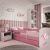 Gulta Babydreams - Feja, rozā, 180x80, ar atvilktni