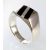 Серебряное кольцо #2100542_ON, Серебро 925°, Оникс, Размер: 21, 10 гр.