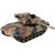 Import Leantoys RC Tank 1:18 Cannon Smoke Shield Sounds Brown