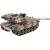 Import Leantoys USA M1A2 RC 1:18 Remote Controlled Sand Tank