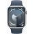 Apple Watch Series 9 GPS 45mm Silver Aluminium Case with Storm Blue Sport Band - M/L