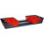 Stepa platforma AS007 BLACK/RED AEROBIC STEP HMS PREMIUM