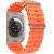 Tech-Protect Iconband Pro Band Apple Watch 42/44/45mm Ultra 49mm Orange - silikona siksniņa viedpulksteņiem