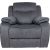 Recliner armchair GENTRY manual, grey