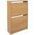 Shoe cabinet AALBORG 49x18xH84cm, oak