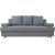 Sofa bed VELLA with storage box, grey