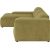 Corner sofa LEHTE 3-seater, left corner, green