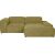 Corner sofa LEHTE right corner, green