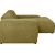 Corner sofa LEHTE right corner, green