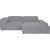 Corner sofa LEHTE right corner, grey