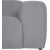 Corner sofa LEHTE left corner, grey