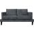 Sofa LINELL 2-seater, grey