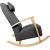 Rocking chair VENLA dark grey