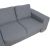 Corner sofa DAGMAR grey
