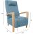 Armchair VENLA light blue