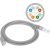 A-LAN KKU6ASZA1.0 networking cable Grey 1 m Cat6 U/UTP (UTP)