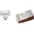 Gembird LC-PTF-01/100 wire connector RJ-45 Brown, Silver, Transparent