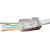 Gembird LC-PTF-01/100 wire connector RJ-45 Brown, Silver, Transparent