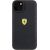 Ferrari Quilted Metal Logo Back Case Aizsargapvalks Priekš Apple iPhone 15 Plus