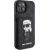 Karl Lagerfeld Saffiano Cardslots and Stand Monogram Ikonik Back Case Защитный Чехол для Apple iPhone 15