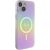Guess IML Iridescent MagSafe Back Case Защитный Чехол для Apple iPhone 15