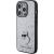 Karl Lagerfeld Fixed Glitter Choupette Logo Metal Pin Aizsargapvalks Priekš Apple iPhone 15 Pro