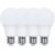 Blaupunkt LED lamp E27 9W 4pcs, natural white