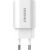 Dudao EU wall charger 2x USB 5V | 2.4A + micro USB cable white (A2EU + Micro white)