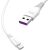 Dudao USB | USB Type C fasst charging data cable 5A 1m white (L2T 1m white)