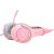 Gaming headphones ONIKUMA K9 Pink RGB