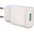 Wall charger XO L92D, 1x USB, 18W, QC 3.0 (white)