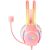 Gaming headphones ONIKUMA X26 Pink