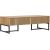 Coffee table HAMPTON 120x60xH40cm, melamine with oak bark