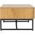 Coffee table HAMPTON 120x60xH40cm, melamine with oak bark