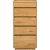 Side board SACHA 50x40xH109cm, melamine with oak bark