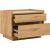 Nightstand SACHA 50x40xH40cm, melamine with oak bark