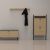 Sienas plaukts AALBORG 100x2,3xH8,3cm, ozols