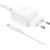 OEM Borofone Wall charger BN9 Reacher - 2xType C - QC 3.0 PD 35W with Type C to Type C cable white