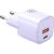 Charger GaN 33W Mcdodo CH-0155 USB-C, USB-A (purple)