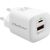Qoltec 50763 mobile device charger Laptop, Portable gaming console, Power bank, Smartphone, Smartwatch, Tablet White AC Fast charging Indoor