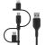 Belkin BOOST CHARGE USB cable 1 m USB A USB C/Micro-USB B/Lightning Black