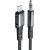 Acefast audio cable MFI Lightning - 3.5mm mini jack (male) 1.2m, AUX gray (C1-06 deep space gray)