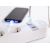 Gembird Smart power strip with USB charger, 4 French sockets, white