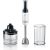 Bosch Serie 4 MSM4W420 blender 0.6 L Cooking blender 800 W Black, Transparent, White