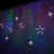 RoGer LED Apgaismoti Aizkari Zvaigzni 2,5m / 138LED Daudzkrāsains