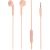 Tellur In-Ear Headset Fly, Noise reduction Memory Foam Ear Plugs pink