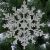 Ziemassvētku dekorācijas- sniega pārslas Springos CA0755 3 gab.