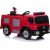 Lean Cars Firefighter Truck Electric Ride On Car - Red Bērnu elektriskie traktori un kravas auto 