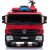 Lean Cars Firefighter Truck Electric Ride On Car - Red Bērnu elektriskie traktori un kravas auto 